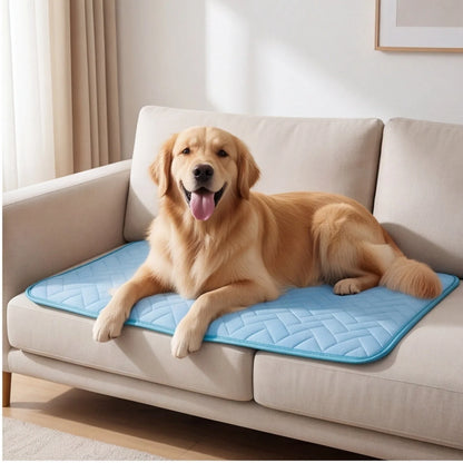Dog Cooling Mat, Self-Cooling Pet Pad for Dogs and Cats, No Freezing Required, Portable Cooling Mat for Indoor, Outdoor and Car Use